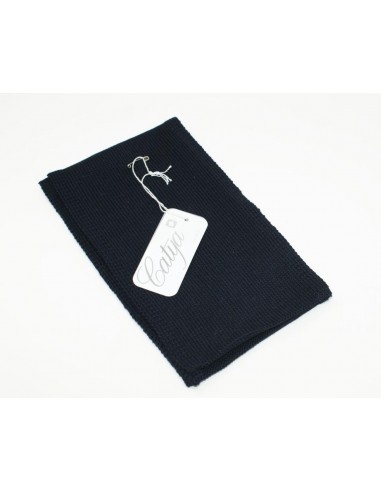 Scarf for baby in 100% merino wool color navy blue